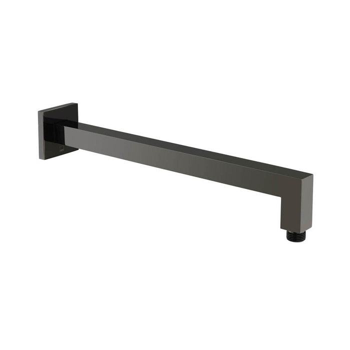 Vado Omika Noir Square Easy Fit Shower Arm - Polished Black - Unbeatable Bathrooms