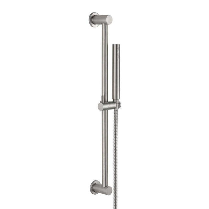 JTP Inox Slide Rail with Single Function Hand Shower & Hose 600mm - Unbeatable Bathrooms