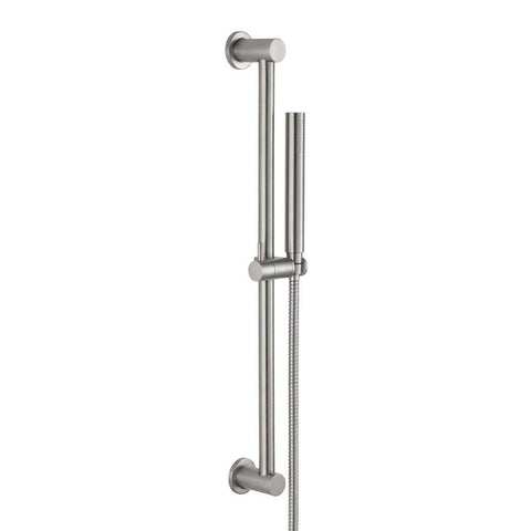 JTP Inox Slide Rail with Single Function Hand Shower & Hose 600mm - Unbeatable Bathrooms