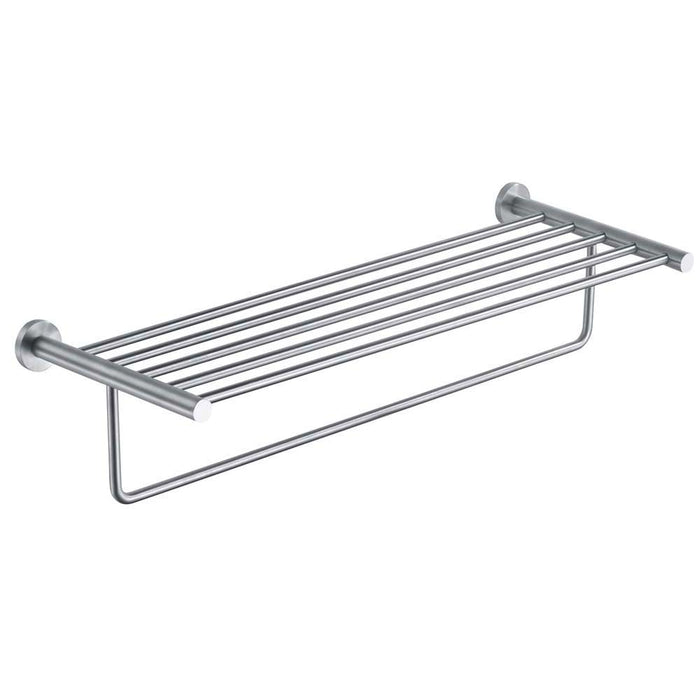 JTP Inox Towel Shelf with Bar - Unbeatable Bathrooms