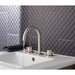 JTP Inox 3 Hole Basin Mixer Tap - Unbeatable Bathrooms