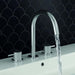 JTP Inox 3 Hole Basin Mixer Tap - Unbeatable Bathrooms