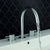 JTP Inox 3 Hole Basin Mixer Tap - Unbeatable Bathrooms