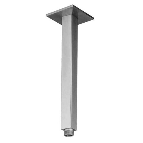 JTP Inox Square Ceiling Arm 200mm - Unbeatable Bathrooms