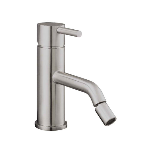 JTP Inox Single Lever Bidet Mixer Tap with Pop Up Waste - Unbeatable Bathrooms