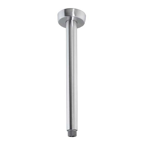 JTP Inox Round Ceiling Arm 200mm - Unbeatable Bathrooms