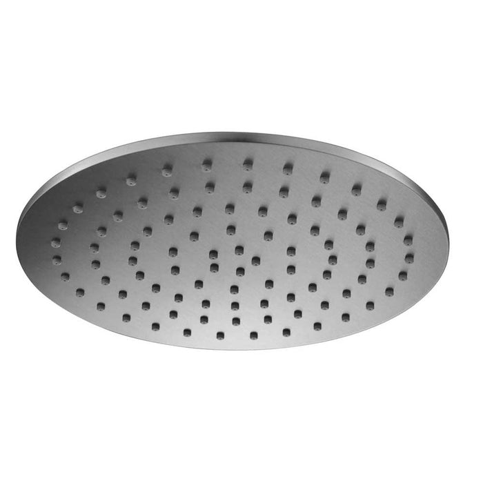 JTP Inox Slim Round Overhead Shower 300mm - Unbeatable Bathrooms