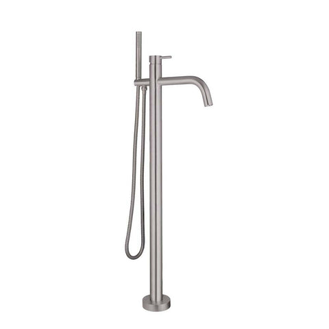 JTP Inox Floor Mounted Bath Shower Mixer Tap - Unbeatable Bathrooms