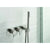 JTP Inox 3 Hole Wall Mounted Bath Shower Mixer Tap with Hose Attachment - Unbeatable Bathrooms