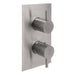 JTP Inox Thermostatic Concealed 1 Outlet 2 Controls Shower Valve - Unbeatable Bathrooms