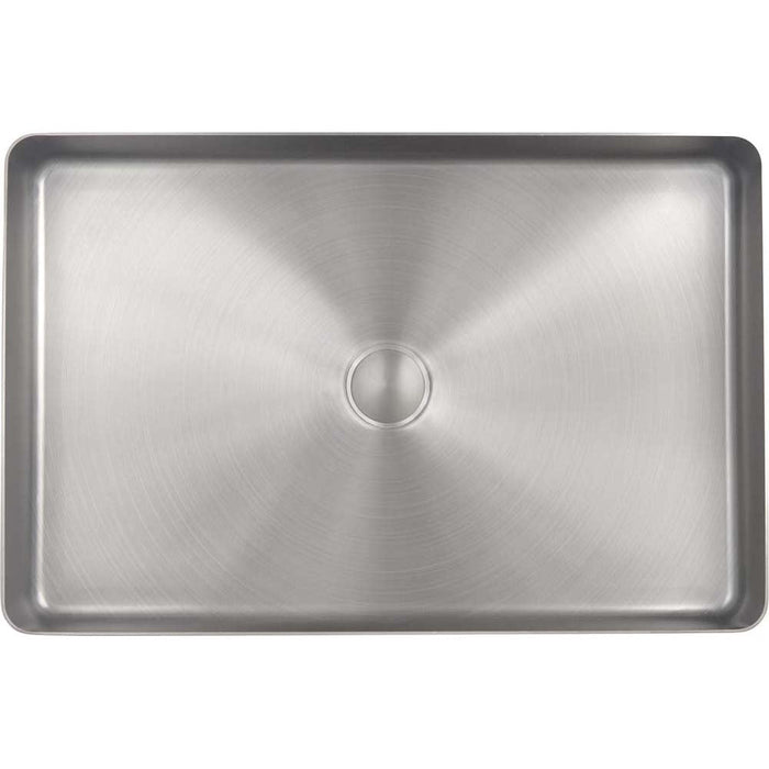 JTP Inox Round Counter Top Basin Stainless Steel - Unbeatable Bathrooms