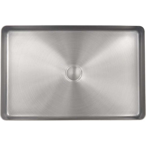 JTP Inox Round Counter Top Basin Stainless Steel - Unbeatable Bathrooms