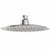 JTP Inox Glide Extra Slim Round Overhead Shower 300mm - Unbeatable Bathrooms