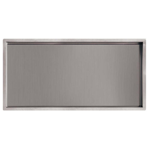 JTP Inox Shower Niche 600 x 300mm - Stainless Steel - Unbeatable Bathrooms