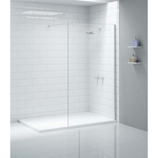 Merlyn Ionic Wetroom Panel with Vertical Post - Unbeatable Bathrooms