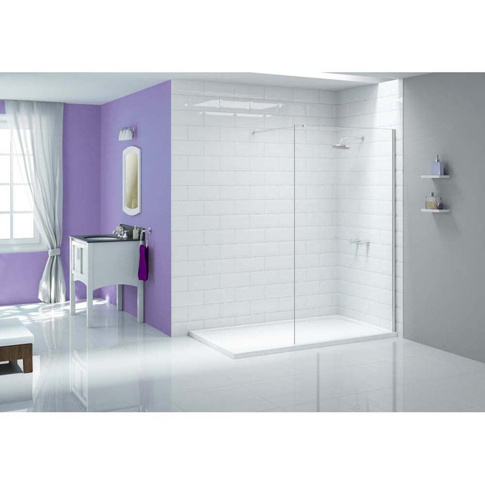 Merlyn Ionic Wetroom Panel with Corner Profile - Unbeatable Bathrooms
