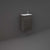 RAK Joy 400mm Vanity Unit - Wall Hung 1 Door Unit in Moka Walnut - Unbeatable Bathrooms