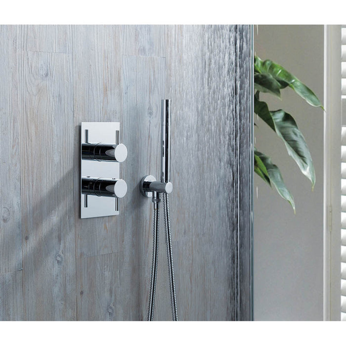 JTP Fonti Thermostatic Concealed 1 Outlet Shower Valve - Unbeatable Bathrooms