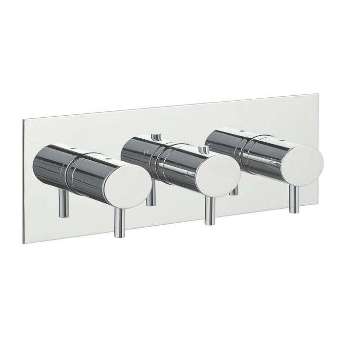 JTP Fonti Thermostatic 2 Outlet Shower Valve Horizontal - Unbeatable Bathrooms