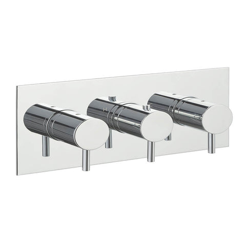 JTP Fonti Thermostatic 2 Outlet Shower Valve Horizontal - Unbeatable Bathrooms