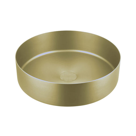 JTP Vos Brushed Brass Grade 316 Stainless Steel Counter Top Basin - Unbeatable Bathrooms