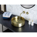 JTP Vos Brushed Brass Grade 316 Stainless Steel Counter Top Basin - Unbeatable Bathrooms