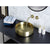 JTP Vos Brushed Brass Grade 316 Stainless Steel Counter Top Basin - Unbeatable Bathrooms