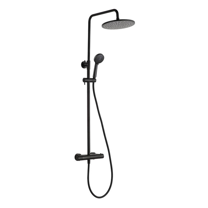 JTP VOS Thermostatic Bar Valve with 2 Outlets, Adjustable Riser & Multifunction Shower Handset - Unbeatable Bathrooms