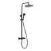 JTP VOS Thermostatic Bar Valve with 2 Outlets, Adjustable Riser & Multifunction Shower Handset - Unbeatable Bathrooms