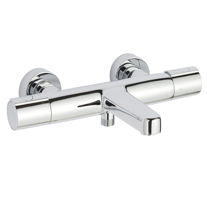 JTP Hugo 2 Hole Thermostatic Bath Shower Mixer Tap - Unbeatable Bathrooms