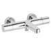 JTP Hugo 2 Hole Thermostatic Bath Shower Mixer Tap - Unbeatable Bathrooms