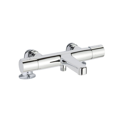JTP Hugo Deck Mounted Thermostatic Bath Shower Mixer Without Kit, Hp 1 - Unbeatable Bathrooms