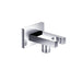 JTP Square Minimalist Wall Outlet & Holder - Unbeatable Bathrooms