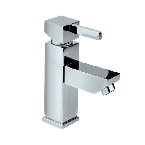 JTP Square Mini Single Lever Basin Mixer Tap - Unbeatable Bathrooms