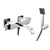 JTP Leo 2 Hole Wall Mounted Bath Shower Mixer Tap - Unbeatable Bathrooms