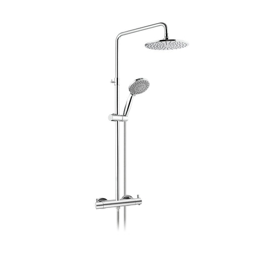 JTP Florence Thermostatic Bar Valve With 2 Outlets Adjustable Riser & Shower Kit - Unbeatable Bathrooms