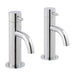 JTP Florence 2 Hole Basin Taps (Pair) - Unbeatable Bathrooms
