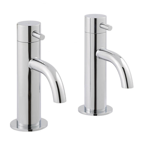 JTP Florence 2 Hole Basin Taps (Pair) - Unbeatable Bathrooms