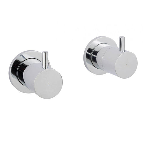 JTP Florence Wall Valves (Pair) - Unbeatable Bathrooms