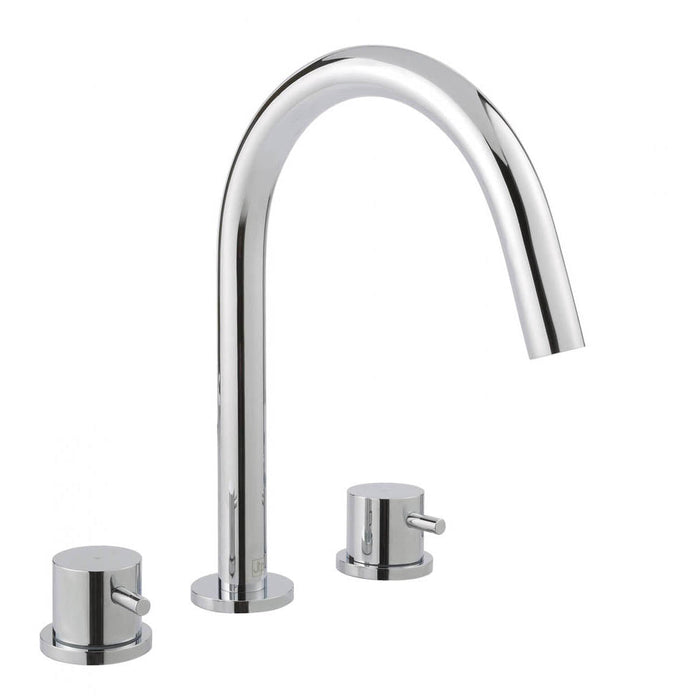 JTP Florence 3 Hole Bath Filler Tap - Unbeatable Bathrooms