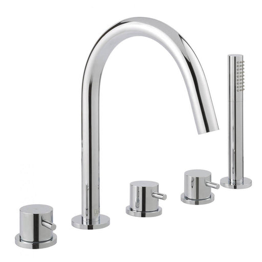 JTP Florence 5 Hole Bath Shower Mixer Tap - Unbeatable Bathrooms