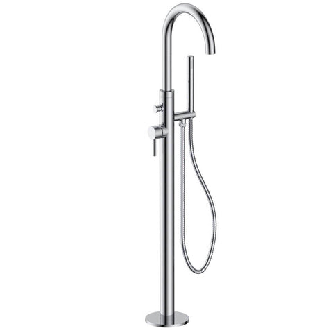 JTP Florence Floor Standing Single Lever Bath Shower Mixer Tap - Unbeatable Bathrooms