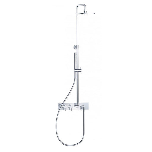 JTP Florence Thermostatic Concealed 2 Outlet 2 Controls Shower Valve with Rigid Riser - Unbeatable Bathrooms