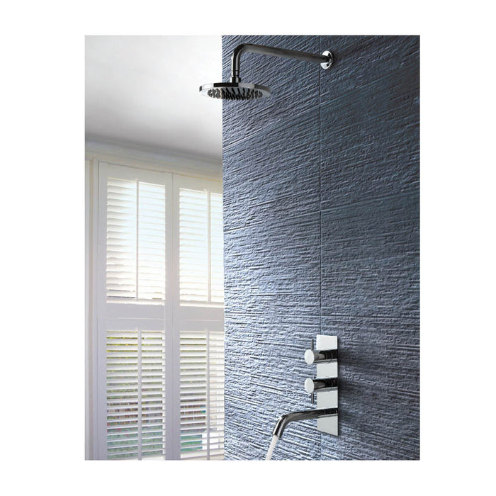 JTP Fonti Thermostatic 2 Outlet Shower Valve - Unbeatable Bathrooms