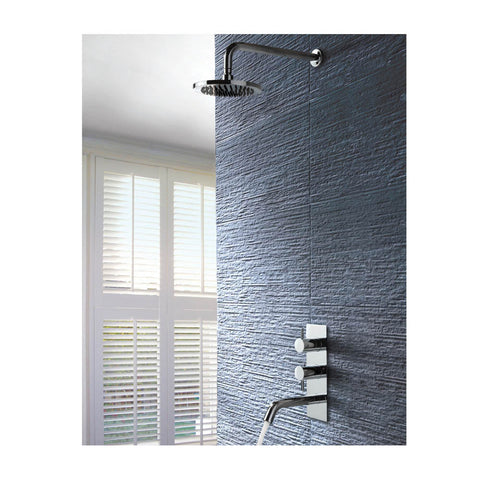 JTP Fonti Thermostatic 2 Outlet Shower Valve - Unbeatable Bathrooms
