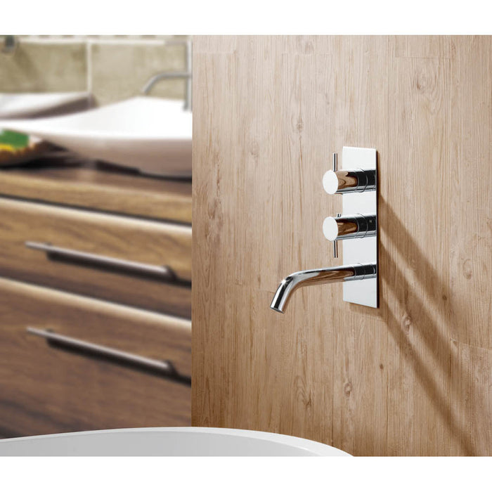 JTP Fonti Thermostatic 2 Outlet Shower Valve - Unbeatable Bathrooms