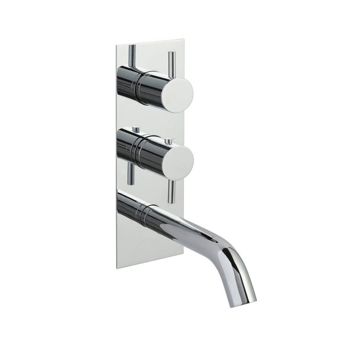 JTP Fonti Thermostatic 2 Outlet Shower Valve - Unbeatable Bathrooms