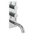 JTP Fonti Thermostatic Concealed 2 Outlet 2 Controls Shower Valve with Spout - Unbeatable Bathrooms
