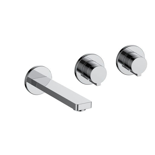 JTP Hugo 2 Handle Wall Mounted Basin Mixer Hp1 - Unbeatable Bathrooms