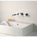 JTP Hugo 2 Handle Wall Mounted Basin Mixer Hp1 - Unbeatable Bathrooms